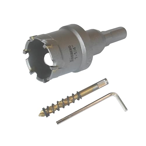 Miniatura 3 de Sierra de agujero de carburo de 1-14 pulgadas para metal, acero inoxidable, chapa, hierro, cobre, latón, acero suave, cortador de agujeros de alta