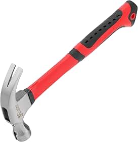MTX Martelo de Unha Magnético 450 g – Cabeça de Aço 27 mm com Cabo de Fibra