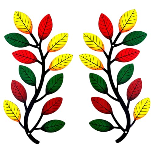 Décoration murale métal branches arbre pour salon et jardin moderne
