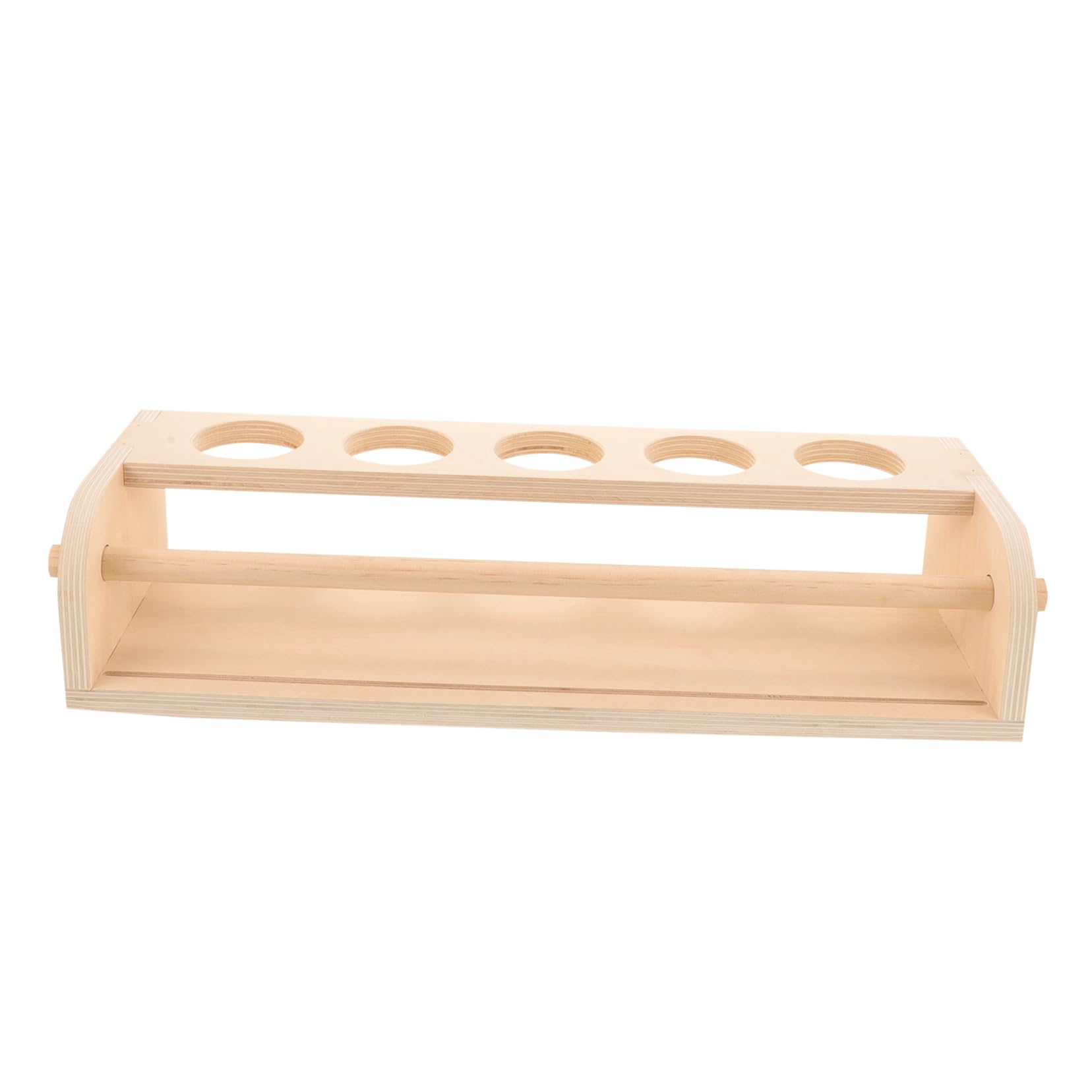 SHINEOFI Cavalletto da Tavolo in Legno Beige per Rotolo Ragazzo Ragazza | Disegno e Scrittura, Supporto Multifunzionale Salvaspazio, Accessorio per Attività Creative