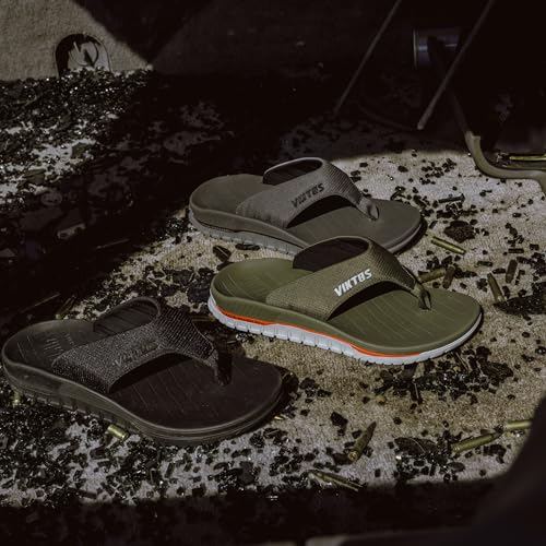 Image of VIKTOS Men's Ruck Recovery XC Sandals | Lightweight Casual Outdoor Flip Flops with Thermoformable EVA Footbed