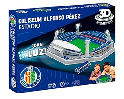 Bandai Eleven Force Puzzle 3D Estadio Coliseum Alfonso Pérez (Getafe CF) con Luz. Maqueta Coleccionable Detallada, Regalo óptimo para Fans del fútbol EF15303. | Ya disponible en tu tienda friki favorita! En mundofriki.es!