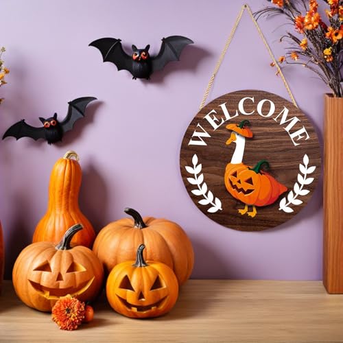 Panneau de Bienvenue Interchangeable en Bois Cabilock Décoration de Porte