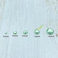 Vista 27 de 5000 diamantes de imitación redondos de resina de 0.157 pulgadas con parte trasera plana rosa claro para manualidades, diamantes de imitación