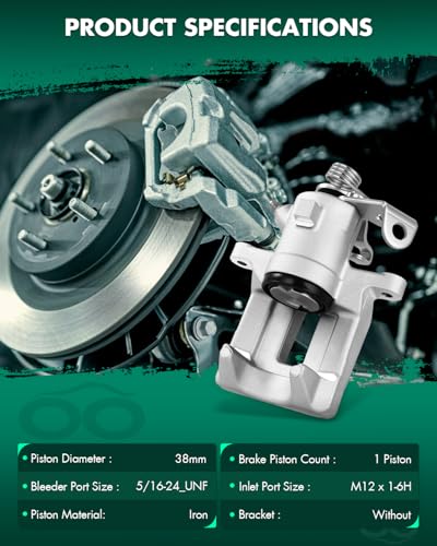 Image of SCITOO 192577 192576 Rear Left & Right Disc Brake Calipers Assembly
