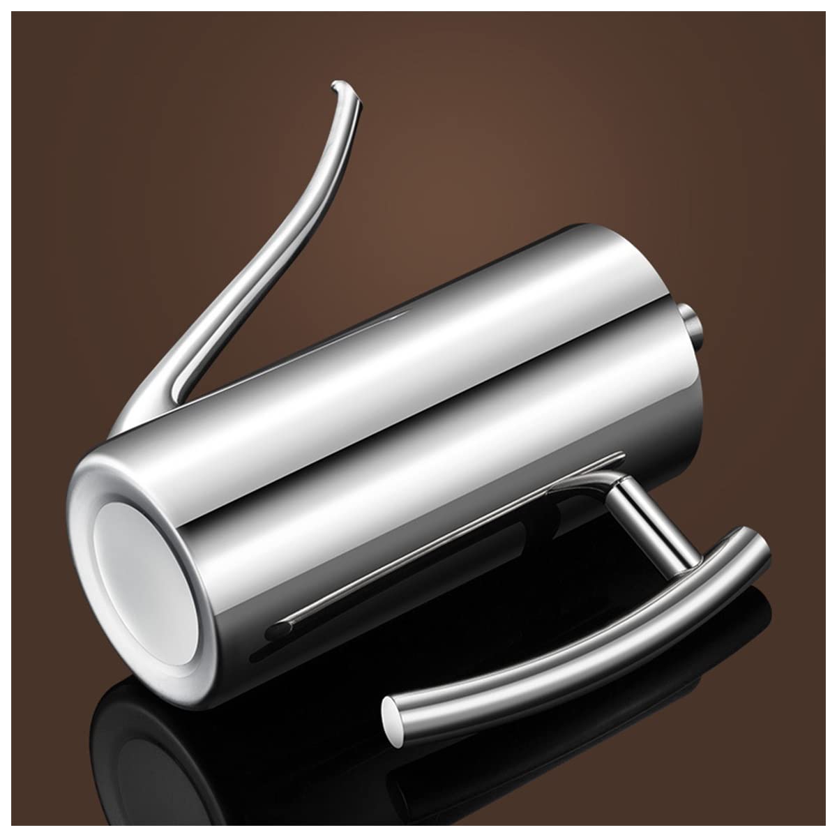 Bottiglia dispenser per olio, in acciaio inox, antigoccia, per cucinare, barbecue, friggere, cuocere al forno, uso in cucina, 500 ml