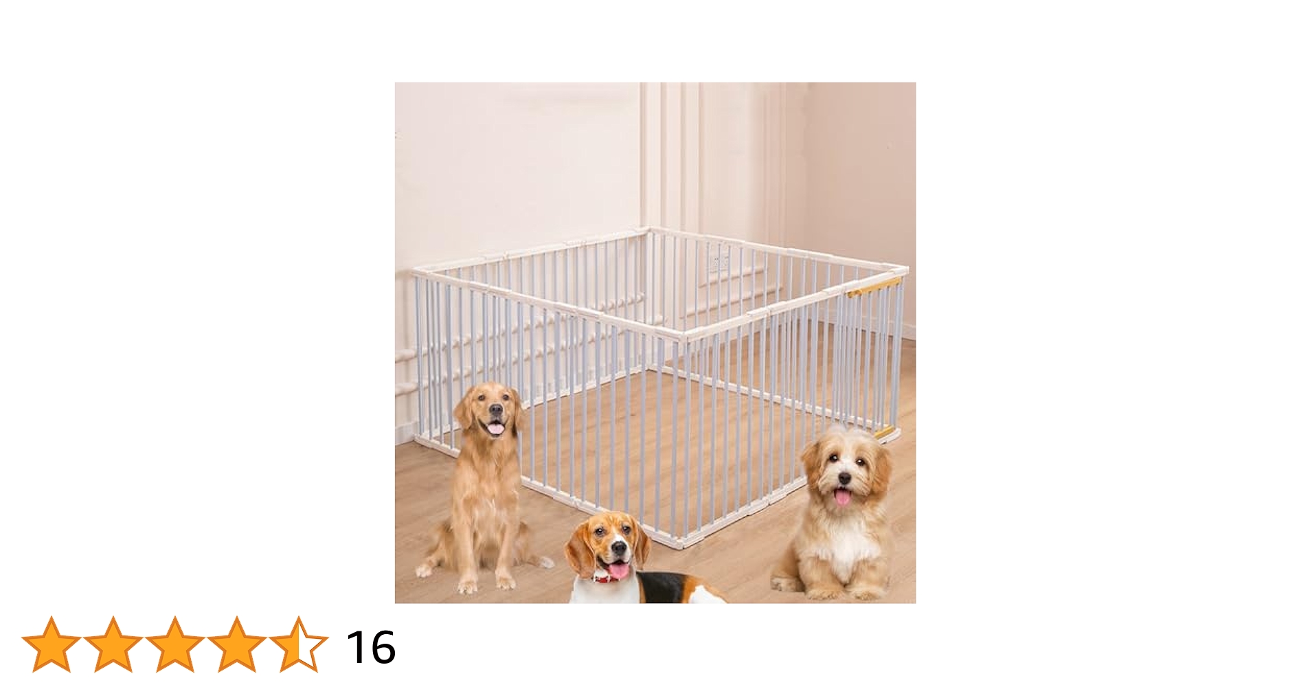 Amazon | timiland ペットサークル 犬サークル 室内【ホワイト