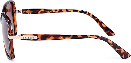 Miniatura 8 de FEISEDY Lentes de sol polarizados para mujer, marco de color elegante y moderno para mujer, protección UV400 B2760