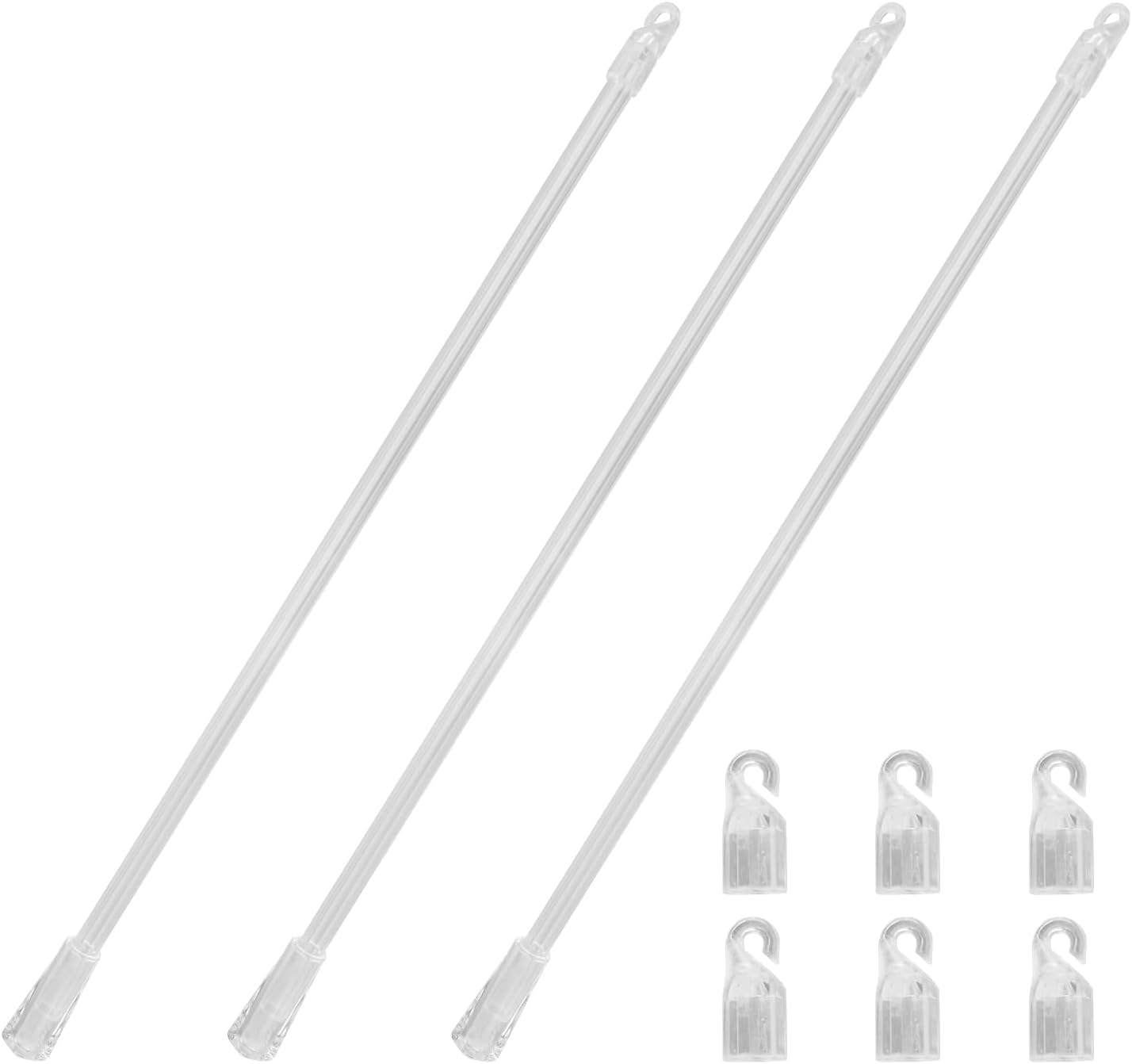 3pcs Blind Wand 12inch Length Drapery Wand Curtain Pull Rod,Blind Rod