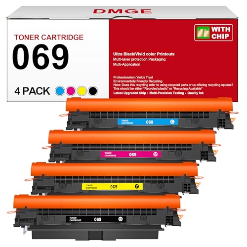 Amazon.co.jp: 069トナーカートリッジセット 4個パック Canon 069 069H