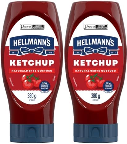 Pack Ketchup Hellmann's Squeeze 2 Unidades 380g