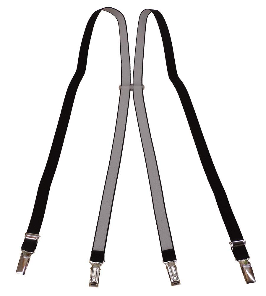 Mazeys Mens 1/2 Inch Braces (Black X Back)