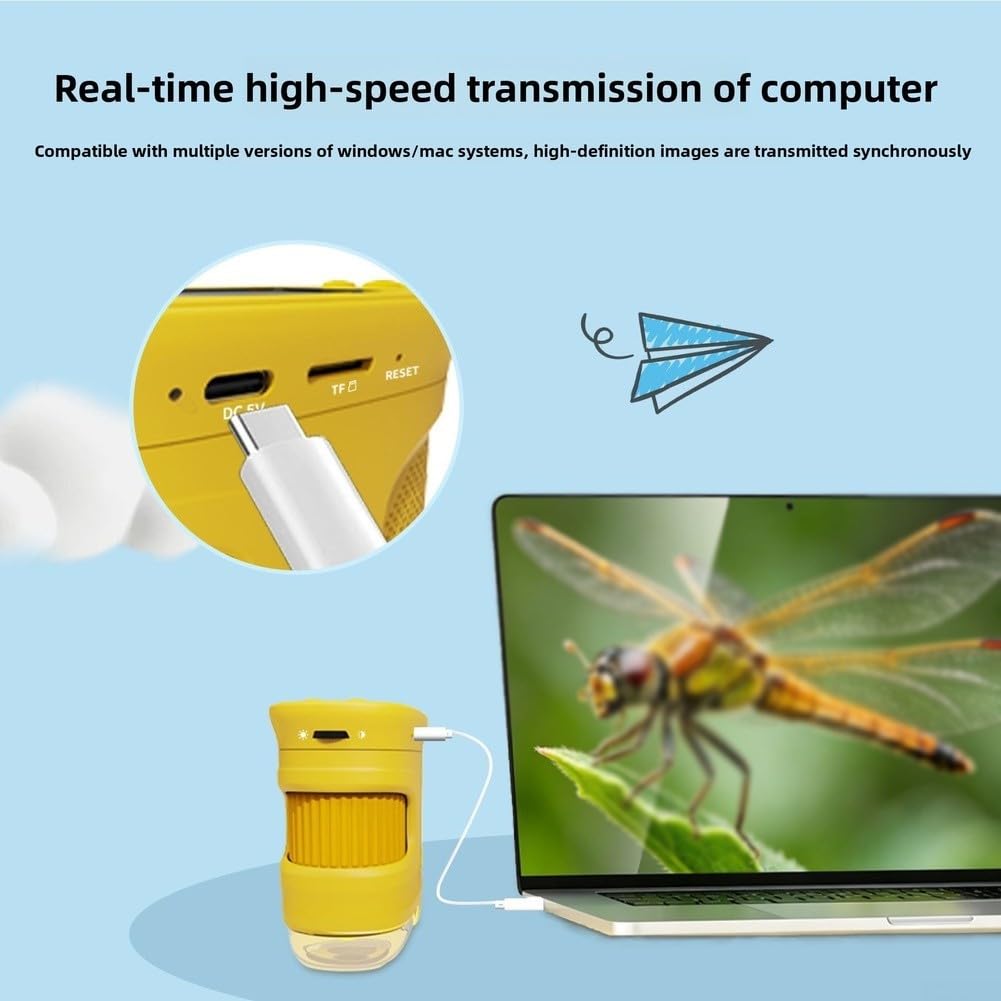 Microscopio Digital Portátil HD con Foto y Vídeo