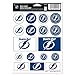 WinCraft NHL Tampa Bay Lightning Vinyl Sticker Sheet, 5" x 7"
