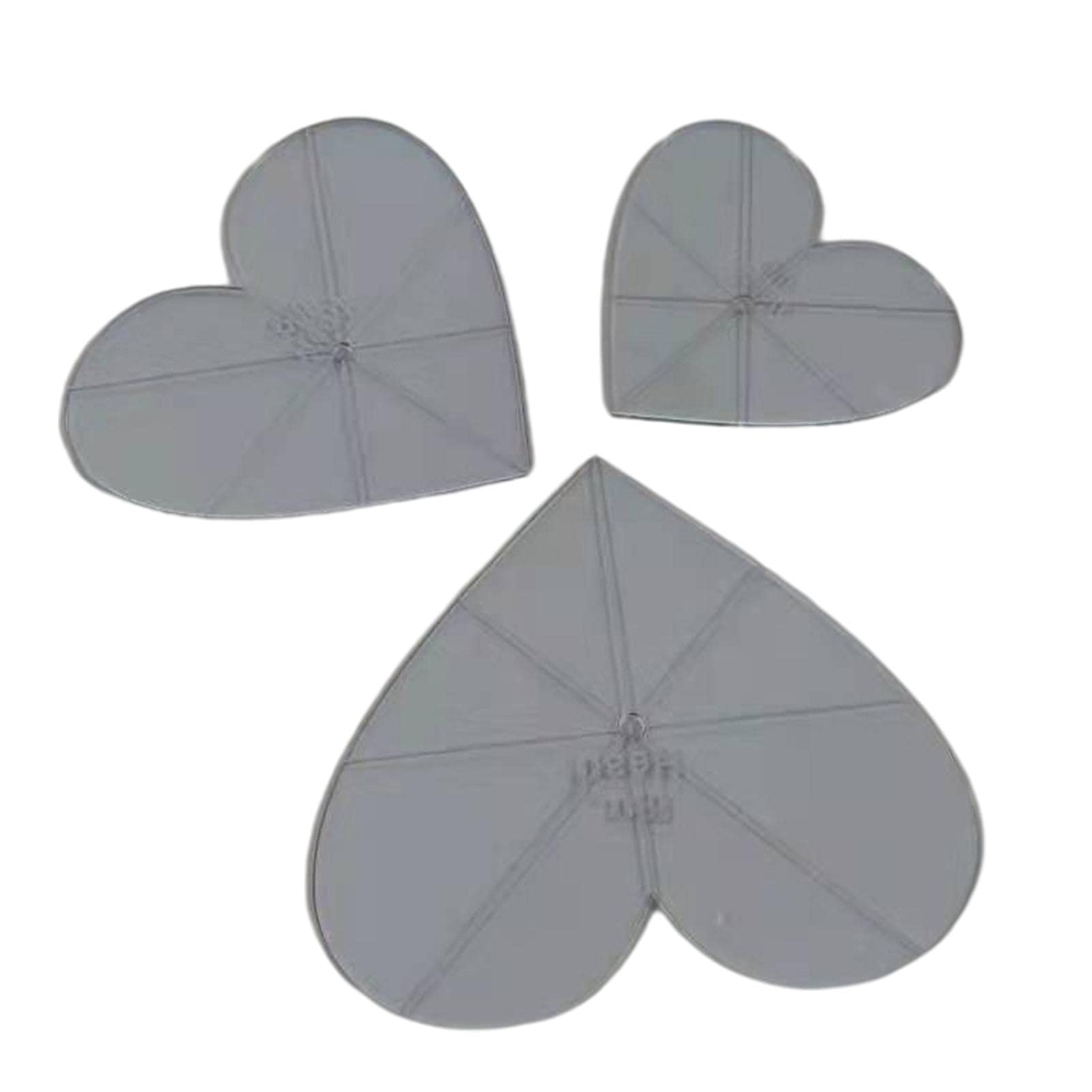 Luckxing A Heart-Shaped Sewing Rulers,Crylic Template Quilting Template Multiple Shaped Crylic Quilt Stencil Template Tool For Quilting