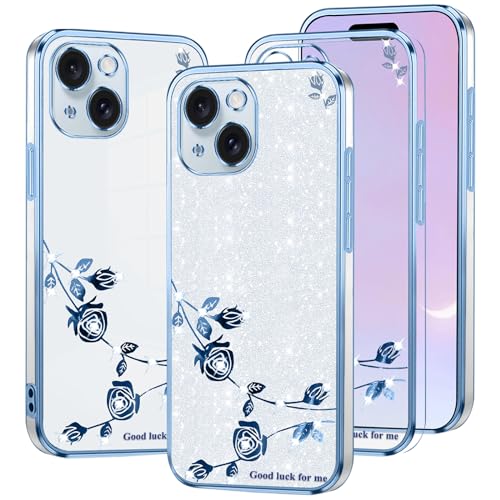 Coque iPhone 15 Plus motif floral pour accessoiriser vos tenues de soirée