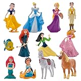 【Regalo Perfecto】 : los adornos de pastel de muñeca de princesa prefieren el amante de los adultos y los niños.Se puede usar no solo para fiestas y pasteles, sino también como juguete para niños para fiestas de cumpleaños, que es muy adecuado como regalo de cumpleaños para niños. Decora la tarta de cumpleaños de tus hijos con estos adornos para tartas de personajes de dibujos animados.