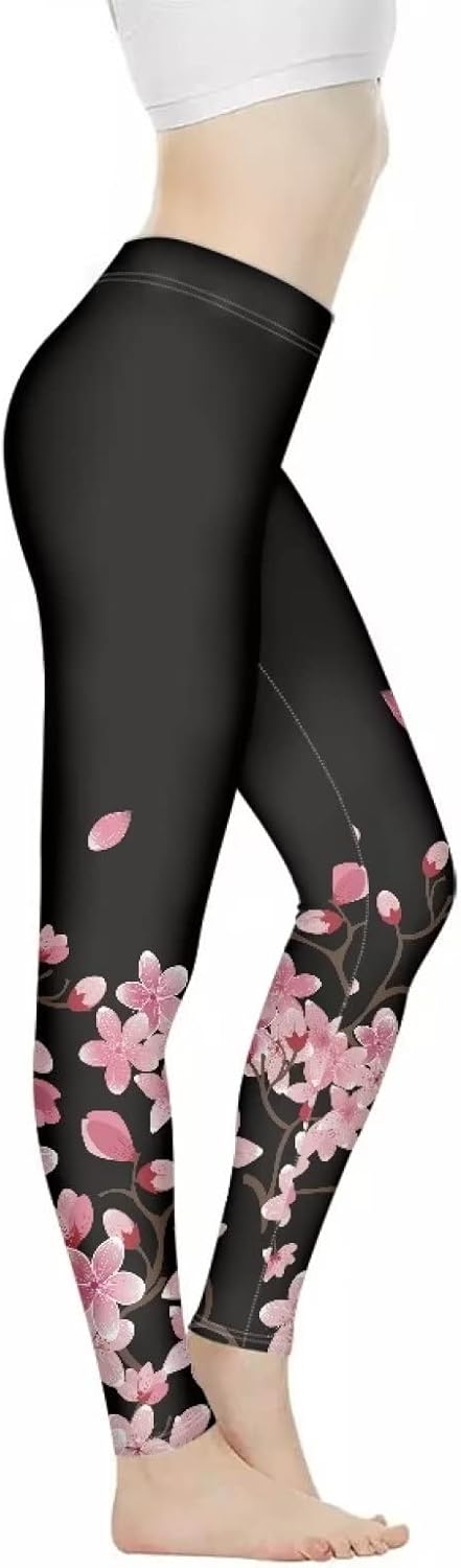 Women's Yoga Pants Full Length Workout Running Legging High Waist Sports Gym Activewear