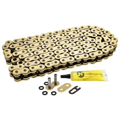 NICHE Gold 525 X-Ring Chain 114 Links with Connecting Master Link