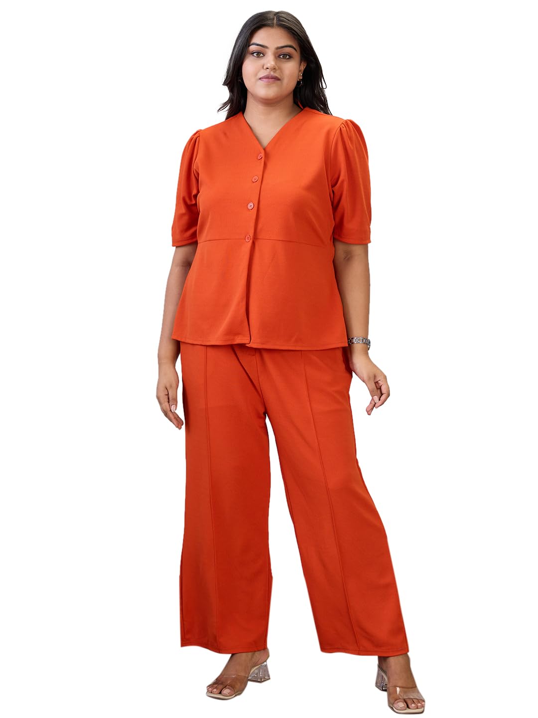 globus Women Co-ord Set (GS575206_Rust_XXL)-picture-25