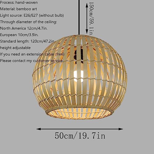 Suspension osier E27 pour rompre la froideur d'un salon moderne avec style