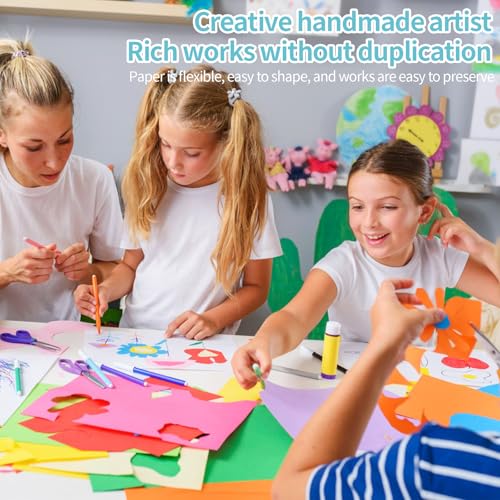 30 Stück Moosgummi Platten, A4 Schaumstoffplatte Bunt 10 Farben Farbige Schaumstoff mit klebestreifen Bastelschaumstoff Bastelfilz zum Basteln für DIY Dekoration (200X300X15mm)