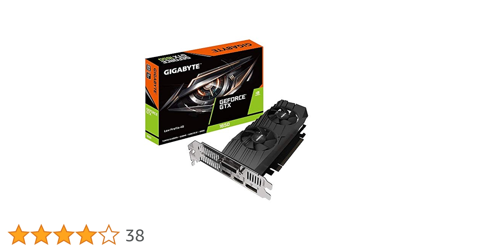 GIGABYTE GTX1650 ロープロ　グラフィックボード Amazon | Gigabyte GeForce GTX 1650 OC ロープロファイル4G