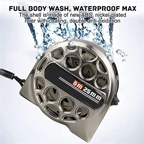 Retractable Stainless Steel Tape Measure,16-Foot/5 Metric Both Side Dual Measuring Tape Waterproof & Wear-Resistant Impact High-Carbon Steel Tape Measure Tape Measure For Daily Use #TOP3