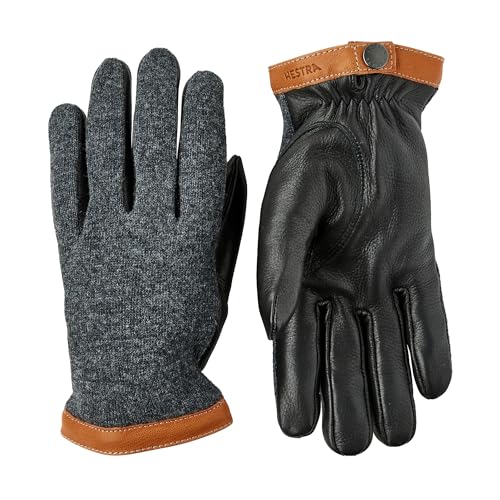 Guantes de piel Hestra con forro térmico de lana para un aislamiento óptimo