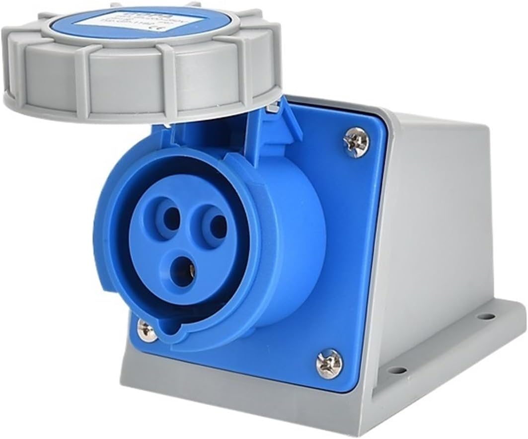 Industrial Plug and Socket Connector Three-Phase 3-core 4P5 Hole 16A32A Waterproof Non-Explosion-Proof Aviation IP67(5p32a Ip67 Plug Gp 300)