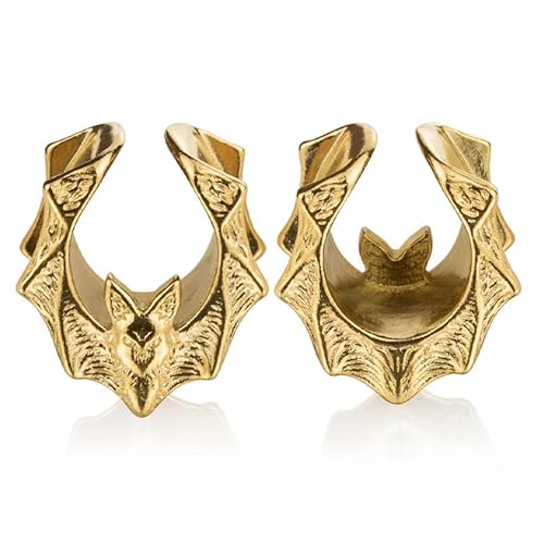 [LHFLHF] 2PCS ���� �{�f�B�s�A�X �g���l�� �p�[�\�i���C�Y���ꂽ�j�b�`�f�U�C�� �R�E���� �{�f�B�s�A�X �L�т������ԗp�x�[�V�b�N�C�������O(Gold,10mm)