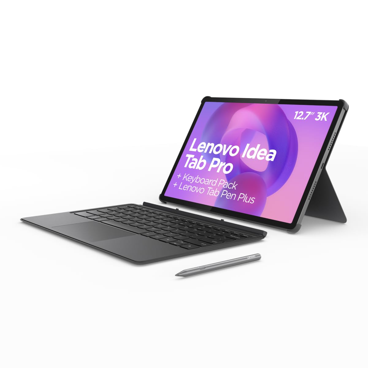 Lenovo Tablet Idea Tab Pro 12.7" 3K 256GB/8GB Grigio + Tab Pen Plus + Tastiera