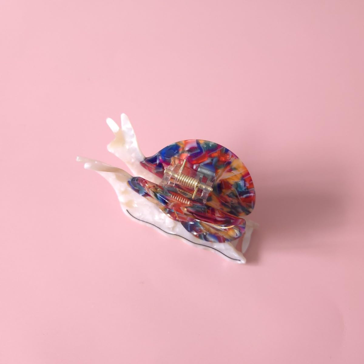 Colorful Snail Hair Clip,Acetate Claw Clips,Hair Clips for Women,Colorful