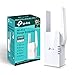 TP-Link RE705X Ripetitore WiFi 6, Amplificatore AX3000Mbps, Extender, Booster, 1 Porta Gigabit Ethernet Ultraveloce, Amplificatore Segnale, Nuovo Prodotto con TP-Link Onemesh AX3000 WiFi 6