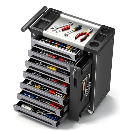 LDHTHOPI 7-Drawer Rolling Tool Chest