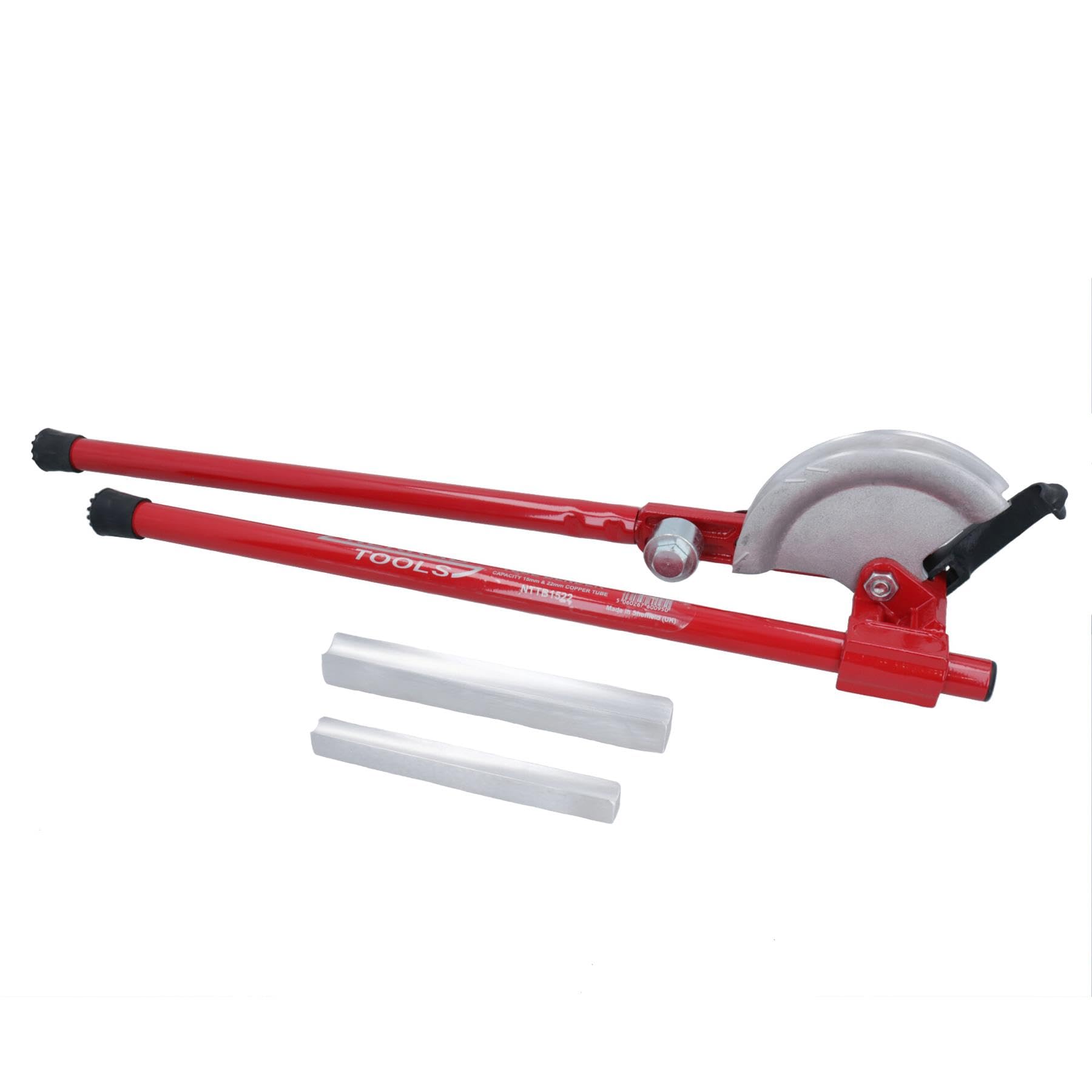AB Tools Herramienta dobladora de tubos de cobre para fontaneros de tuberías de 15 mm y 22 mm