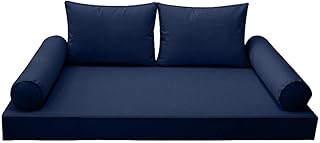 DBM IMPORTS Style1 5PC Pipe Outdoor Daybed Matress Cushion Bolster Pillow Complete Set-Crib Size AD101