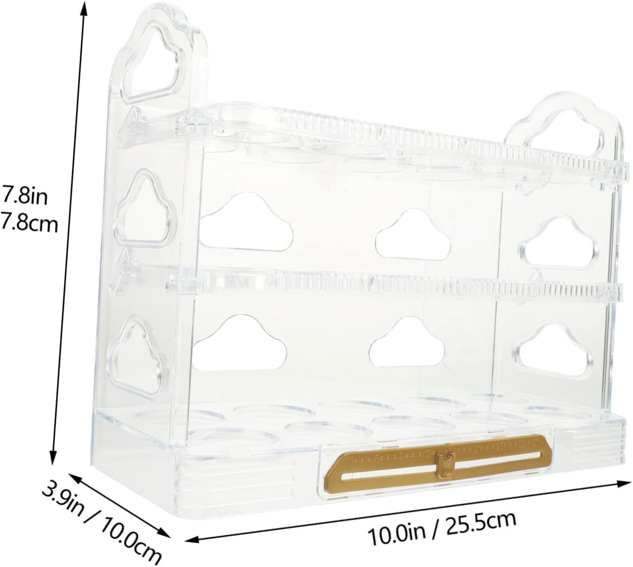 3pcs Egg Storage Box Eggs Holder for Refrigerator Egg Storage Rack Reusable Egg Holder Egg Tray for Home Kitchen Egg Organizer Freezer Egg Organizer Mini Fridge Organizer Bins (Transparentx2pc