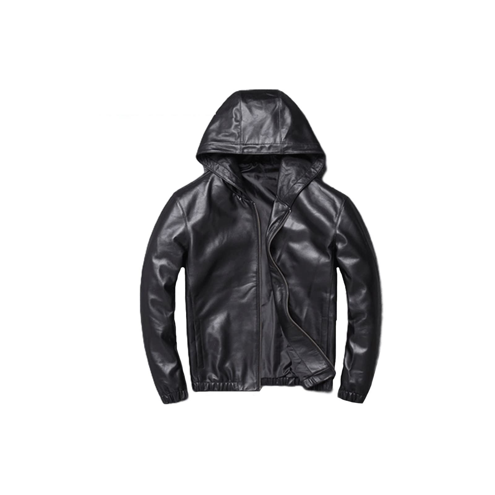 Theory ジャケット Theory Zipup cow leather hoodie jacket