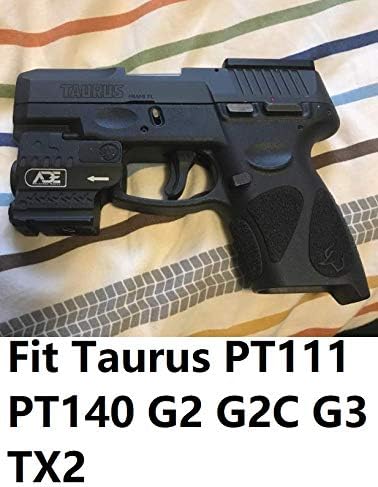 Ade Advanced Optics HG55-2 Green Laser + 250 Lumen Flashlight Sight for SW SD9VE, Ruger Security 9, HK P2000sk, Taurus G2c, pt111 g2, Canik tp9sf, Springfield XD, Walther pk380, Glock Compact Handgun