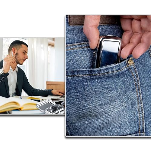Taschenaschenbecher Geruchsdicht aus Edelstahl (6x4x2cm) – Mobiler Aschenbecher für Unterwegs, Outdoor & Reisen | Ultra-Kompakt, Leicht & Geruchssicher