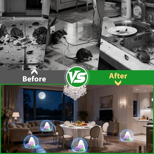 Image of Skunk Repellent for Yard, 36 Pack Powerful Peppermint Keep Rodent, Mice, Skunk, Raccoon Away House Home Attic Kitchen Car Engines, Long-Lasting Protection and Safe Family