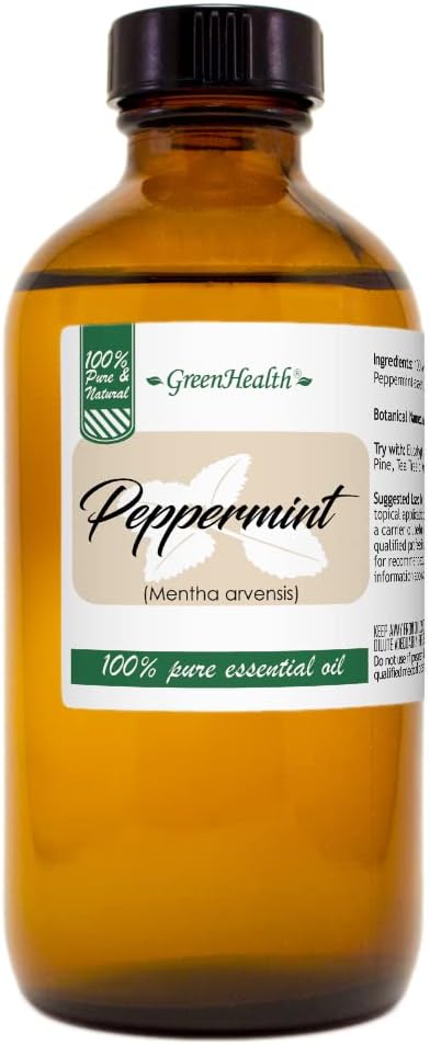 Peppermint 100% Pure Essential Oil 8 oz 100% Pure Oil (Packaging May Vary)
