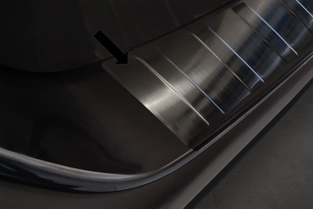 Protector de parachoques de acero inoxidable negro grafito compatible con Subaru Outback VI 6ª generación tipo BT a partir de Facelift año de construcción 05.2021-3245334