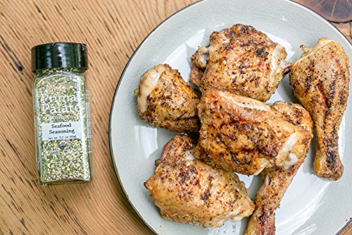 Primal Palate Organic Spices Seafood Seasoning, Certified Organic, 2.1 oz Bottle - Thumbnail 3