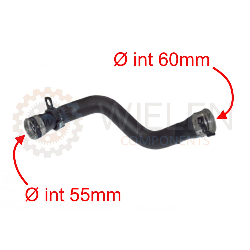 WIELEN MANICOTTO INTERCOOLER COMPATIBILE CON, RENAULT FLUENCE,MEGANE III, SCENIC III 1.6 DCI TUBO TURBO ARIA IN PLASTICA 144603264R