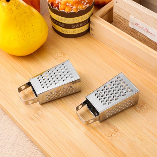 Mini rallador de queso acero inoxidable 6 piezas miniatura 7