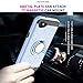LG Q6 Phpne Cases,LG Q6 Plus Case,LG G6 Mini/LG Q6+ Case with HD Phone Screen Protector,YmhxcY 360 Degree Rotating Ring & Bracket Dual Layer Resistant Back Cover for LG Q6-ZH Metal Slate