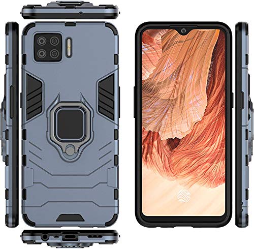 FitSmart Protective Rugged Hybrid Robot Armor Hard Back Cover Kickstand Case for Oppo F17 /CPH2095 - Blue (B08NTDSVMZ) Amazon Price History, Amazon Price Tracker