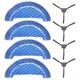 Para Conga Flash Connected Kit de mantenimiento incluye 4 almohadillas de fregona y 4 cepillos laterales para un rendimiento óptimo